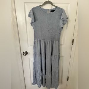 Elegant Blue Women's Dress